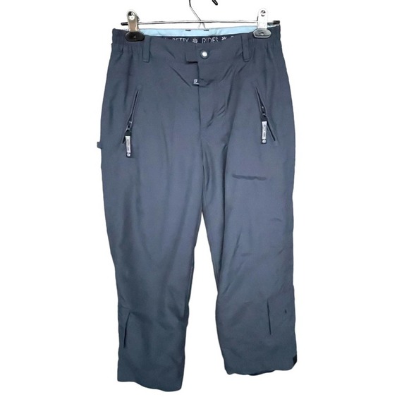 Betty Rides Snow Pants Girls‎ Medium Blue Gray Winter Snowboard - Picture 1 of 7